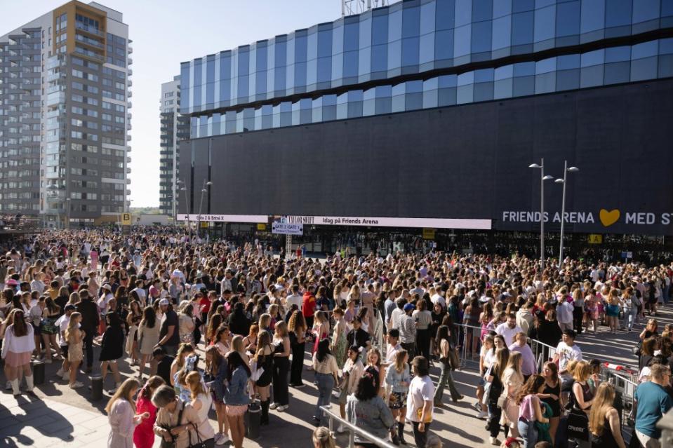 In Stockholm, thousands of international fans reportedly purchased tickets. Getty Images for TAS Rights Management