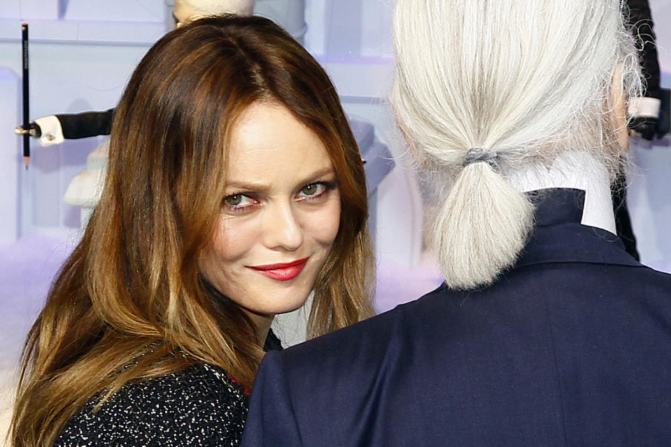 Vanessa Paradis, die Ex-Partnerin von Johnny Depp, geht bei Chanel praktisch ein und aus. (Bild: AP Photo)