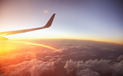 Scientists claim climate change is already increasing flight times - Credit: GETTY