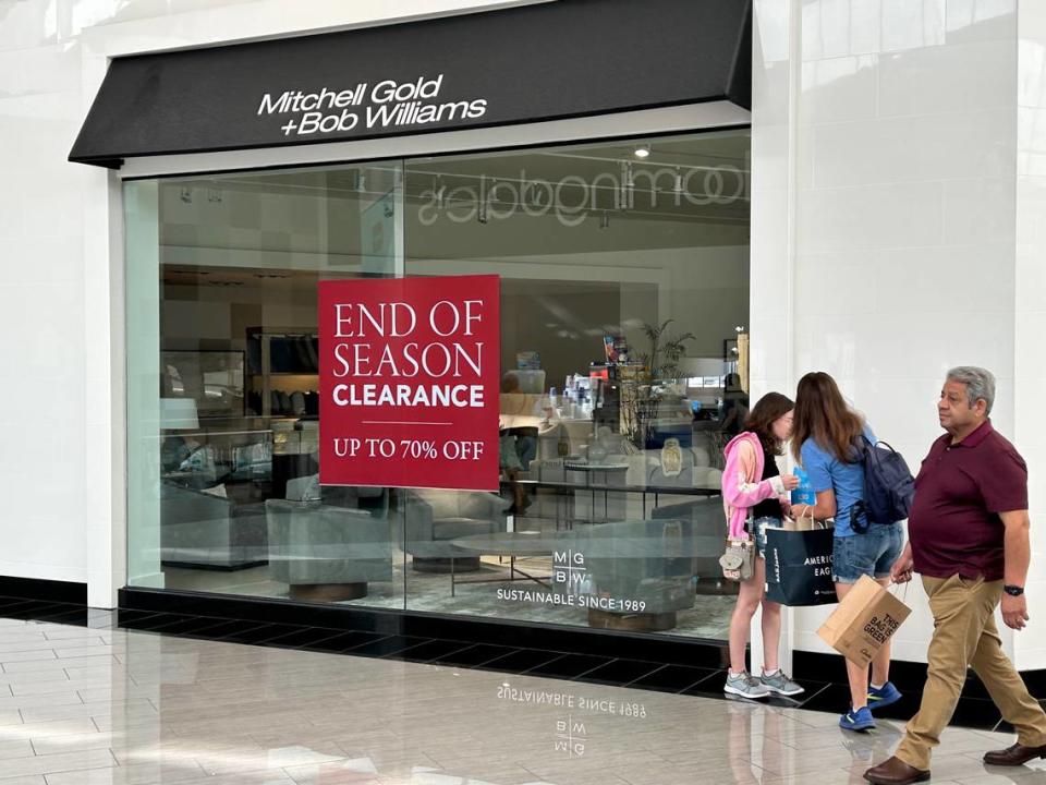 The MG+BW store in the King of Prussia Mall near Philadelphia had closed by the time the busy Labor Day weekend rolled around. Adam Bell/abell@charlotteobserver.com