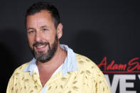 Adam Sandler attends the "Adam Sandler: Love You" premiere at The Plaza on Tuesday, Aug. 20, 2024, in New York. (Photo by Charles Sykes/Invision/AP)