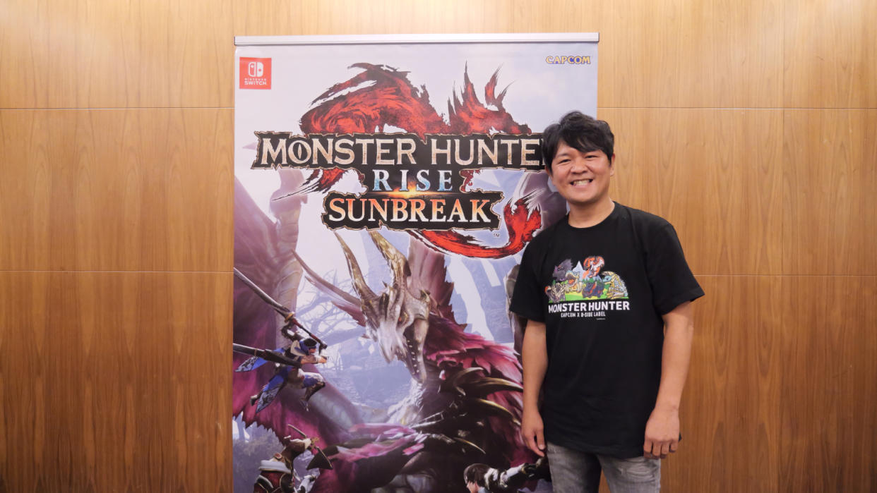 Monster Hunter producer Ryozo Tsujimoto at Gamescom Asia 2023. (Photo: Yahoo Gaming SEA)