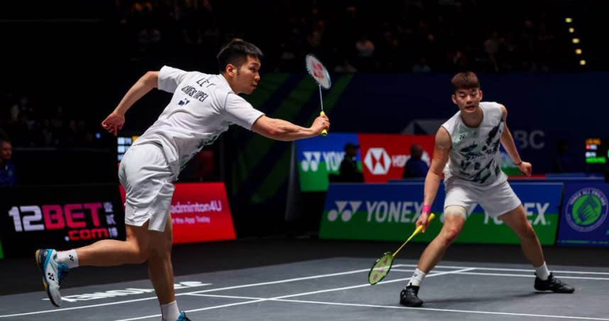台灣羽球男雙組合李洋（左）、王齊麟（右）輕鬆晉級瑞士羽球公開賽男雙16強。（圖／資料照／Badminton Photo提供）