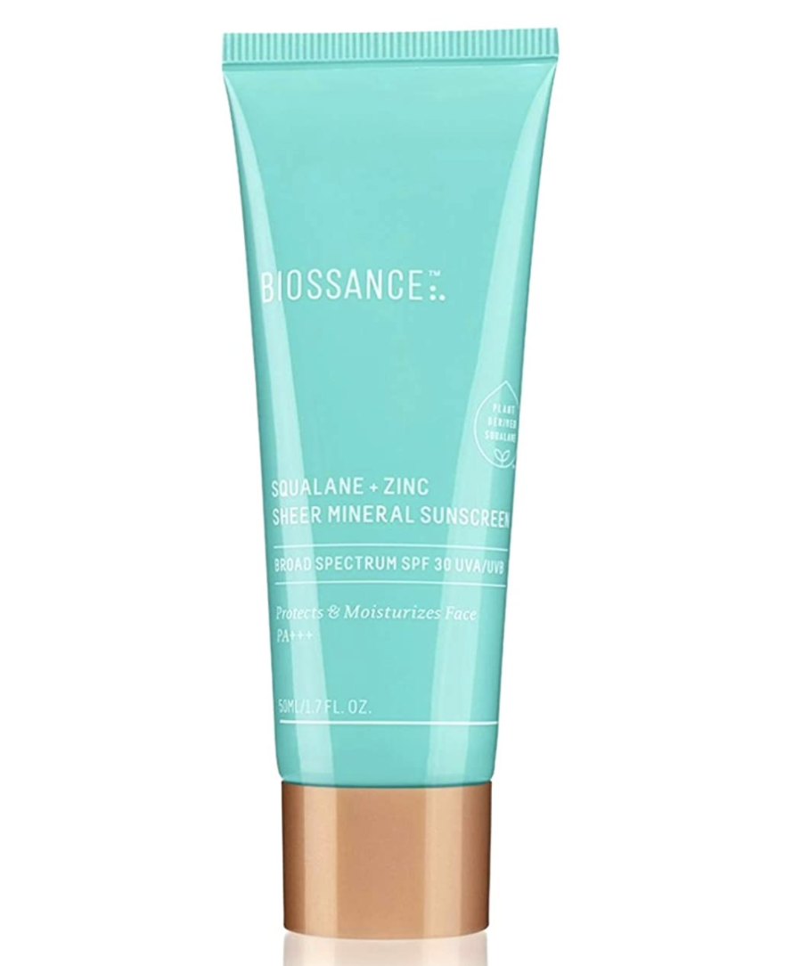 15) Squalane + Zinc Sheer Mineral Sunscreen