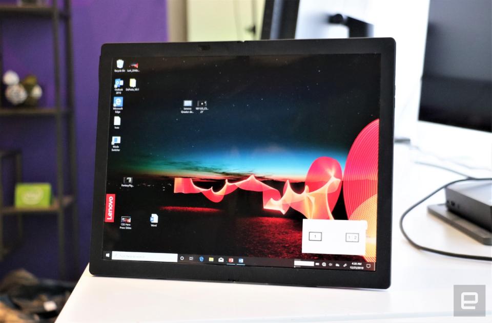 Lenovo ThinkPad X1 Fold hands-on at CES 2020