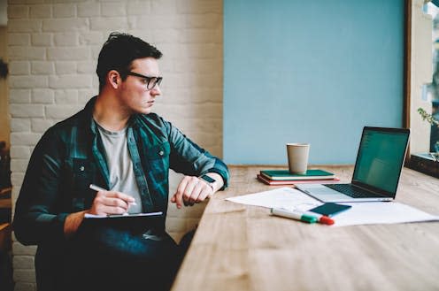 <span class="attribution"><a class="link " href="https://www.shutterstock.com/image-photo/pensive-hipster-guy-eyewear-watching-training-1065451166" rel="nofollow noopener" target="_blank" data-ylk="slk:GaudiLab/Shutterstock;elm:context_link;itc:0;sec:content-canvas">GaudiLab/Shutterstock</a></span>