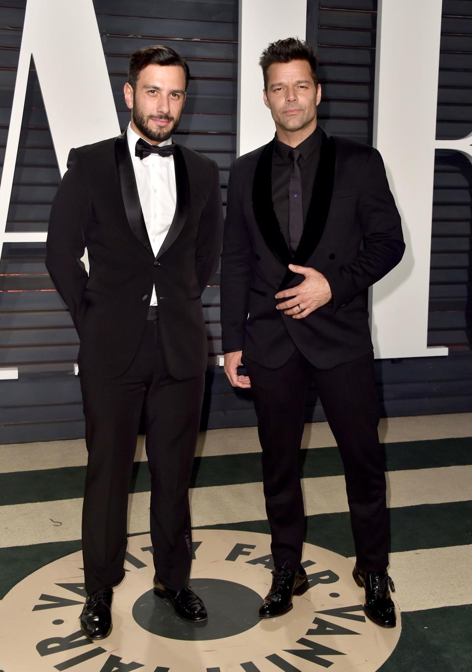 Ricky Martin and Jwan Yosef