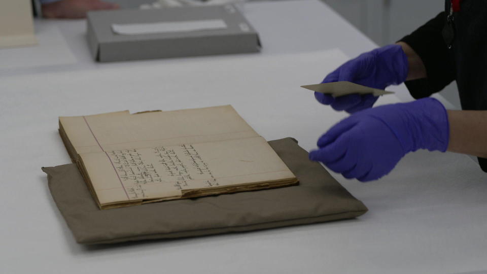 The Fenyves family cookbook, in the archives of the United States Holocaust Memorial Museum.  / Credit: CBS News