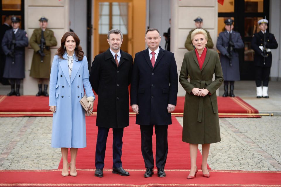 Princess Mary and Prince Frederik in Poland