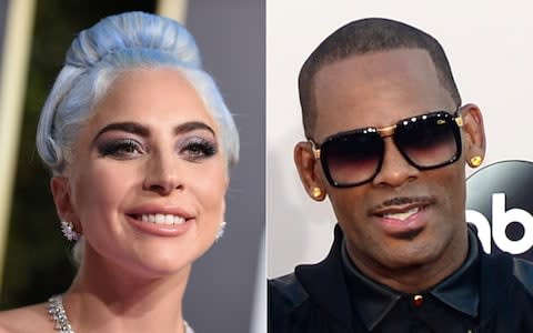 Gaga and R.Kelly collaborated on a track in 2013 - Credit: AFP