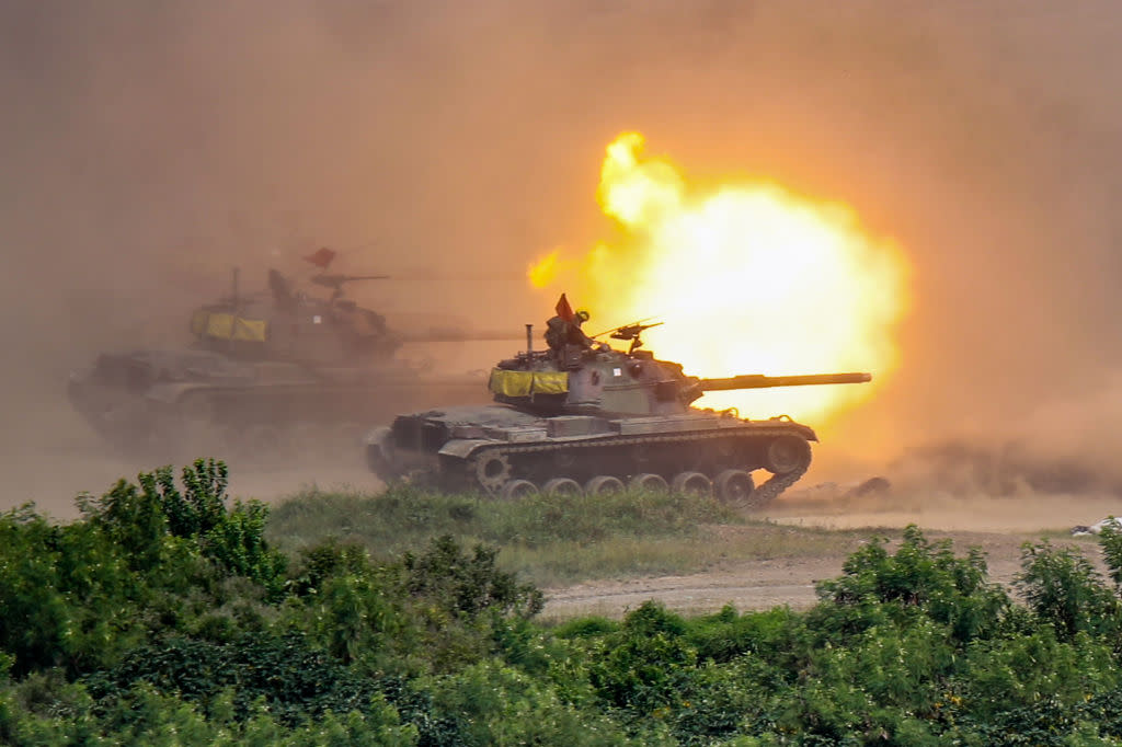 Taiwan Military Live-fire Training Amid Increasing Tensions With China