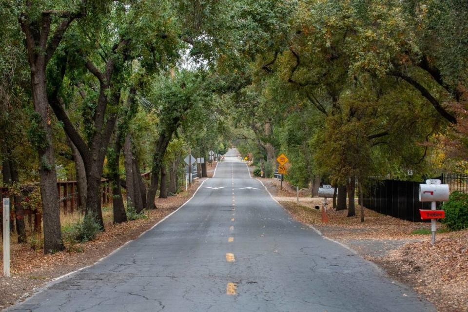 Orangevale is know for a country feel with mature tree-lined roads in November 2022. Originally stylized as “Orange Vale,” the area was first mapped in 1888 and then again in 1895 as “Orange Vale Colony” — borrowing its name from the colonization company and its orange groves, the commerce stated.