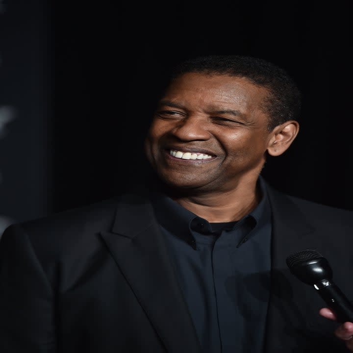 Denzel Washington smiling