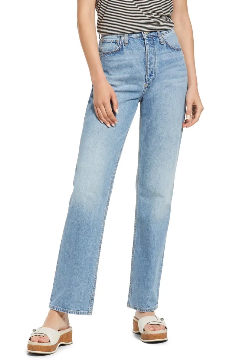 Rag & Bone Alex High Waist Straight Leg Jeans