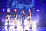 <p>Miss A performs their debut song Bad Girl Good Girl at music show MWAVE on 13 July, 2010 in Seoul, South Korea. (Photo: Multi-Bits/Multi-Bits, Getty Images) </p>