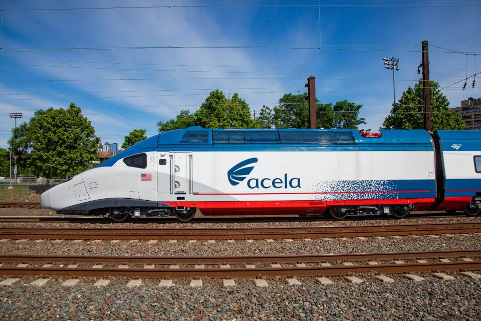 Amtrak's Acela fleet testing on the Northeast Corridor's tracks