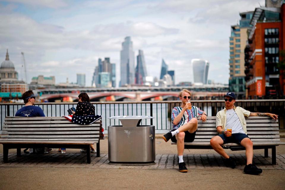 Temperatures are set to reach highs of 25C in England next week: AFP via Getty Images