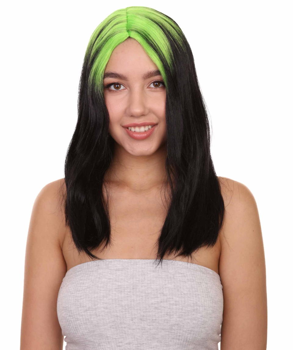 <p><a href="https://go.redirectingat.com?id=74968X1596630&url=https%3A%2F%2Fwww.walmart.com%2Fip%2FHPO-Billie-Pop-Mullet-Black-Wig-with-Neon-Green-Roots-and-Choppy-Bangs-Premium-Halloween-Wig%2F611672081&sref=https%3A%2F%2Fwww.biography.com%2Fcelebrities%2Fg45656421%2Flast-minute-celebrity-costumes%2F" rel="nofollow noopener" target="_blank" data-ylk="slk:Shop Now;elm:context_link;itc:0;sec:content-canvas" class="link ">Shop Now</a></p><p>Billie Pop Wig</p><p>walmart.com</p><p>$24.68</p>