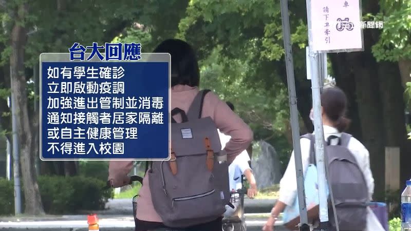 台大事後表示，個別方式調查是為保護學生隱私。