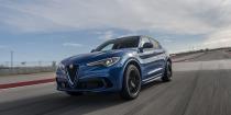 <p>The <a href="https://www.roadandtrack.com/new-cars/first-drives/a19052841/alfa-romeo-stelvio-quadrifoglio-first-drive/" rel="nofollow noopener" target="_blank" data-ylk="slk:Alfa Romeo Stelvio Quadrifoglio;elm:context_link;itc:0;sec:content-canvas" class="link ">Alfa Romeo Stelvio Quadrifoglio</a> is essentially a Giulia Quadrifoglio in SUV form. It uses the same basic platform and 505-hp twin-turbo V-6, but here, it sends its power to the front and rear axles. It drives a heck of a lot like the Giulia too. </p>