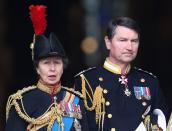 19 Jahre hielt ihre Ehe mit Mark Phillips, dann reichte Prinzessin Anne die Scheidung ein - und ist trotzdem länger verheiratet als ihre drei Brüder. Denn mit ihrem zweiten Ehemann Timothy Laurence (Bild) ist die Tochter der Queen seit 28 Jahren glücklich. Die Hochzeit fand am 12. Dezember 1992 statt. (Bild: Chris Jackson/Getty Images)