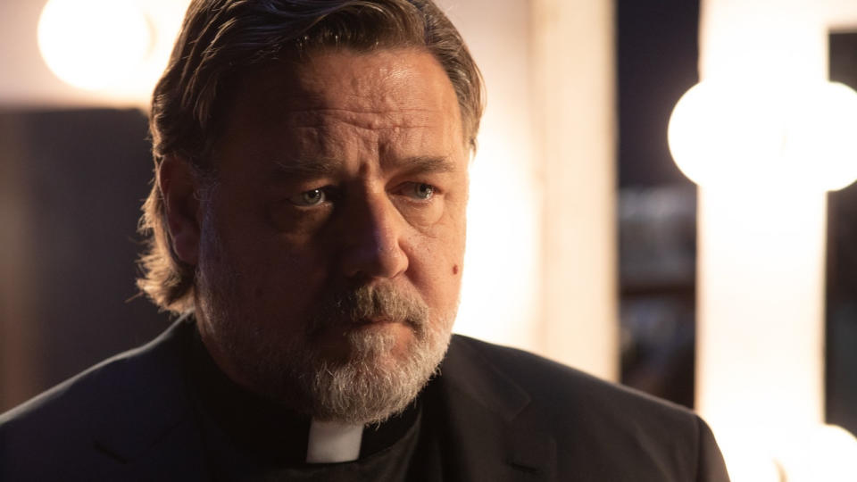 Russell Crowe plays an actor playing a priest in The Exorcism. (Vertigo Releasing)