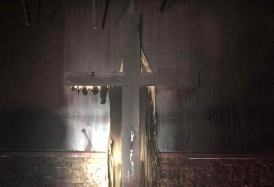 No crosses were destroyed either according to the fire department. Source: Coal City Fire Department