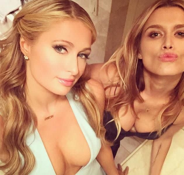 Paris and Chey. Source: @parishilton/Instagram