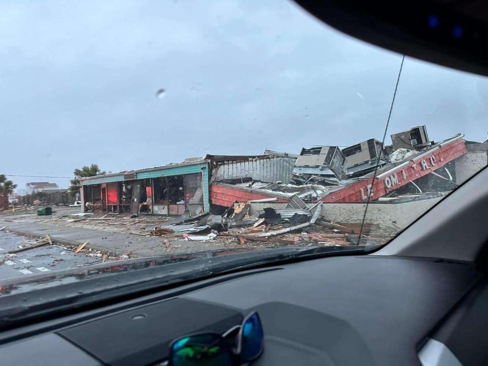 The Bay County Sheriff's Office shared images of storm destruction from the Florida Panhandle.