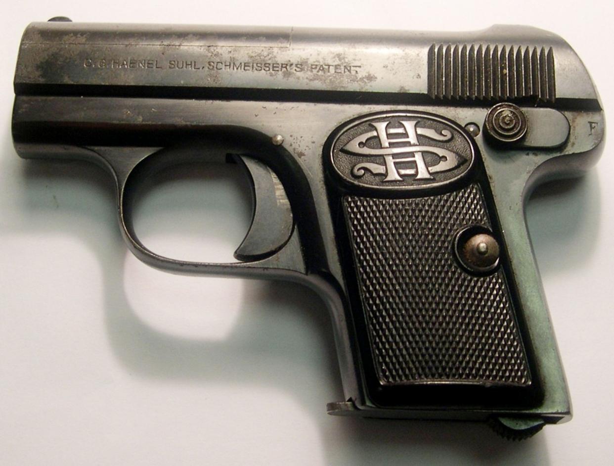 A photo issued by Police Scotland of the handgun used to shoot Wilson