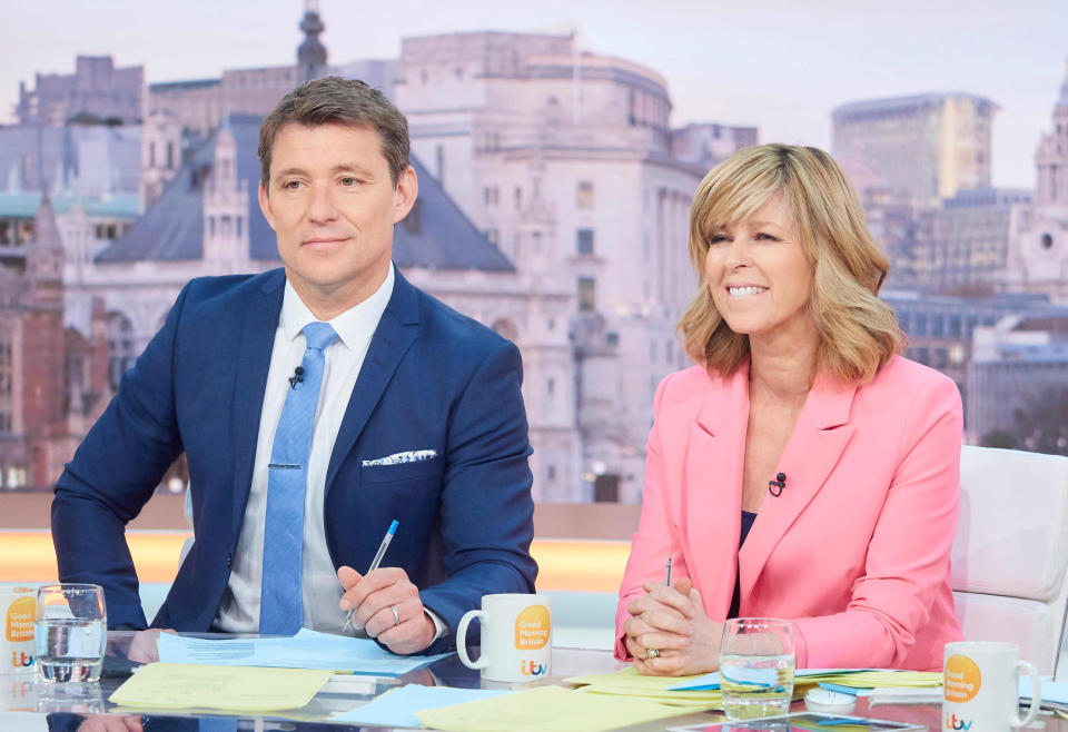 Kate Garraway revealed nurses will put 'GMB' on TV for husband Derek Draper, who is in a coma. (ITV)