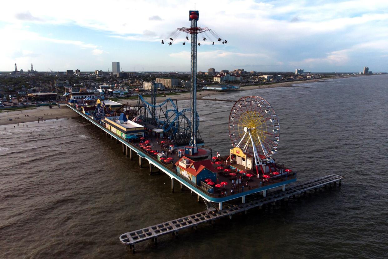 Pleasure Pier in Galveston, Texas