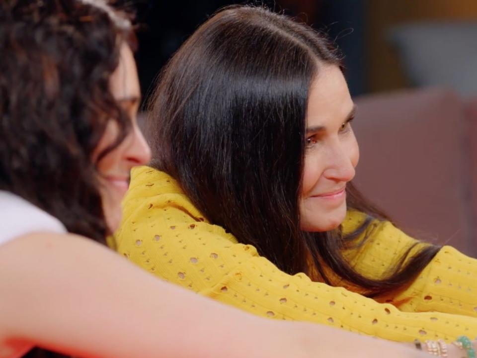 Demi Moore was joined by two of her daughters on ‘Red Table Talk’ (Facebook Watch)