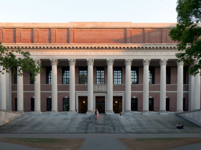 Harvard's Widener Library (credit: Wikimedia Commons)