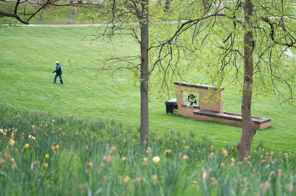 Victory Bell on Kent State campus on Tuesday, April 30, 2024.