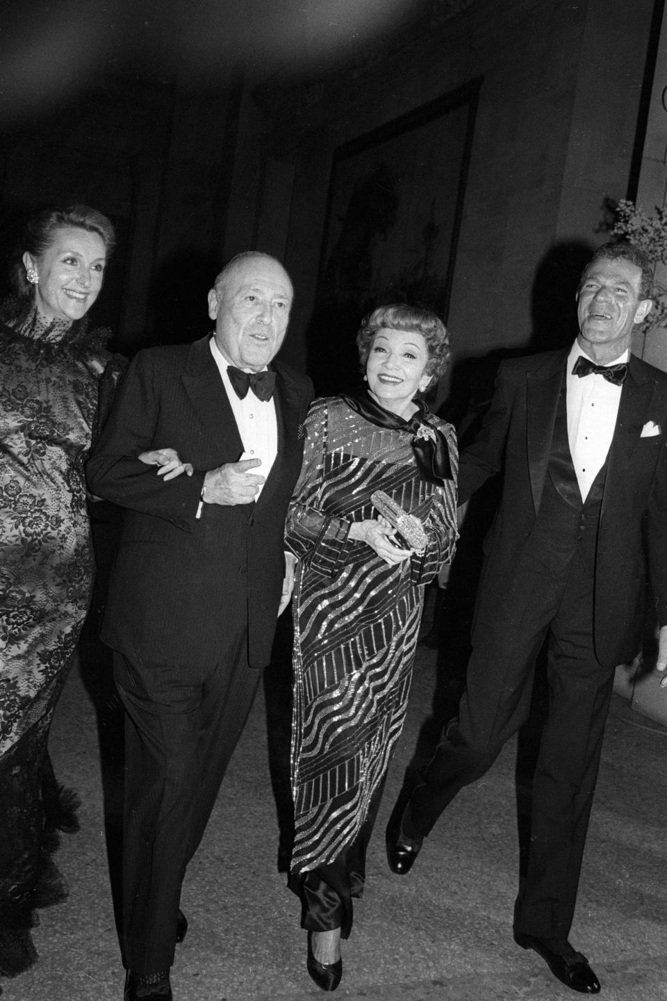 Claudette Colbert au MET Gala en 1983