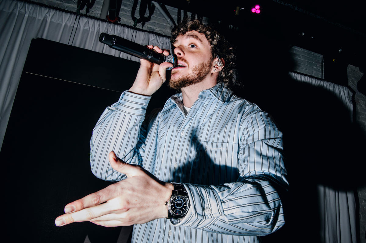 Jack Harlow serenades the YSL Beauty Crowd