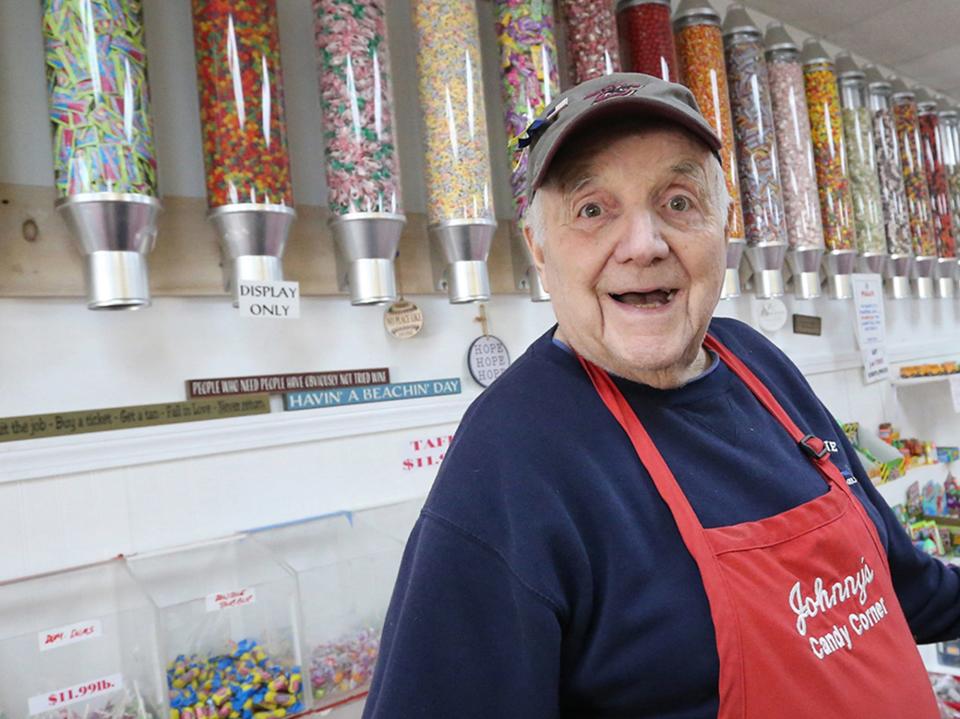 Johnny Biagioni has owned Johnny’s Candy Corne for 43 years.