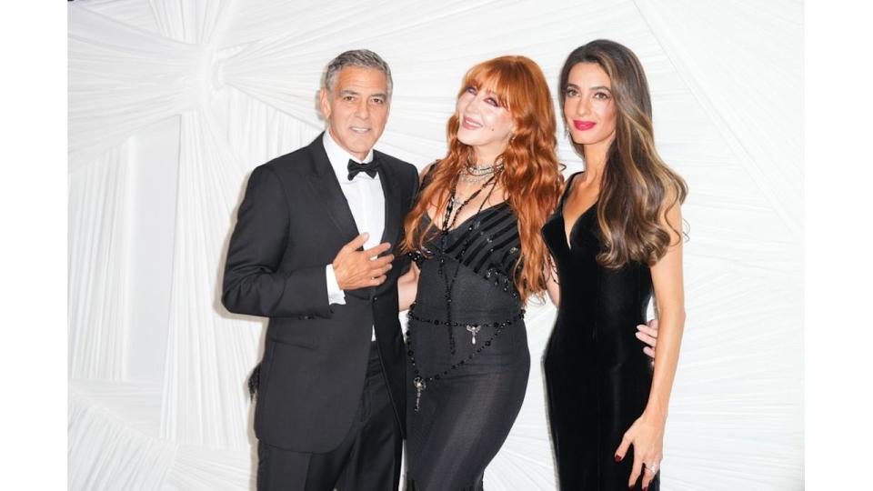 George Clooney, Charlotte Tilbury, Amal Clooney at The Albies