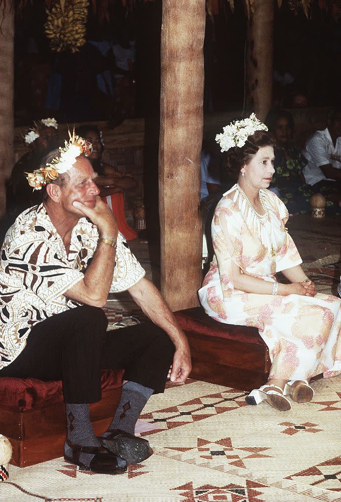 <p>In Tuvalu during a royal tour.</p>
