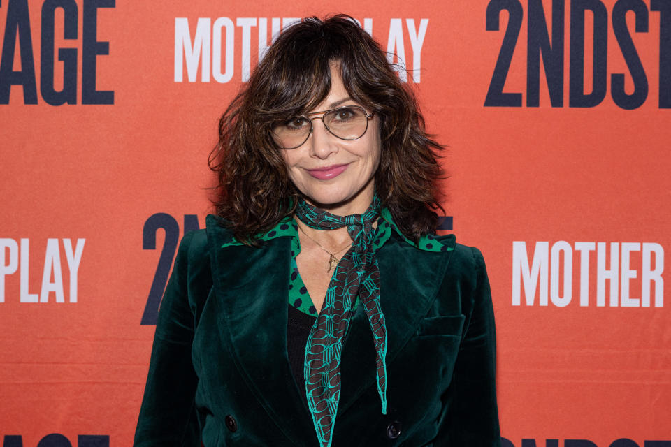 Gina Gershon at the opening night of "Mother Play" held at the Hayes Theater on April 25, 2024 in New York, New York. (Photo by Stephanie Augello/Variety via Getty Images)