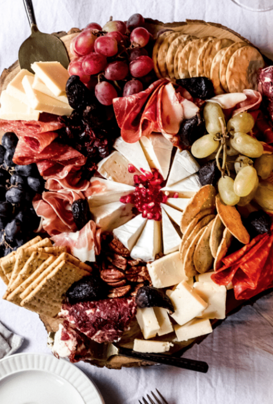 <p>Wanderlust and Wellness</p><p>Build a gorgeous Thanksgiving charcuterie board this holiday season that will keep your hungry guests at bay!</p><p><strong>Get the recipe: <a href="https://wanderlustandwellness.org/thanksgiving-charcuterie-board/" rel="nofollow noopener" target="_blank" data-ylk="slk:Thanksgiving Charcuterie Board;elm:context_link;itc:0;sec:content-canvas" class="link rapid-noclick-resp">Thanksgiving Charcuterie Board</a></strong></p><p><strong>Related: <a href="https://parade.com/846991/felicialim/10-terrific-thanksgiving-side-dishes-your-guests-will-love/" rel="nofollow noopener" target="_blank" data-ylk="slk:Terrific Thanksgiving Sides Your Guests Will Love;elm:context_link;itc:0;sec:content-canvas" class="link rapid-noclick-resp">Terrific Thanksgiving Sides Your Guests Will Love</a></strong></p>