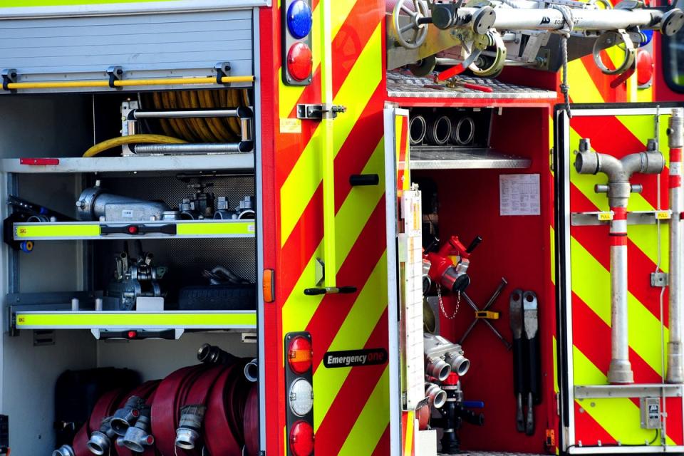 Firefighters tackled the blaze in Bristol (Rui Vieira/PA) (PA Archive)