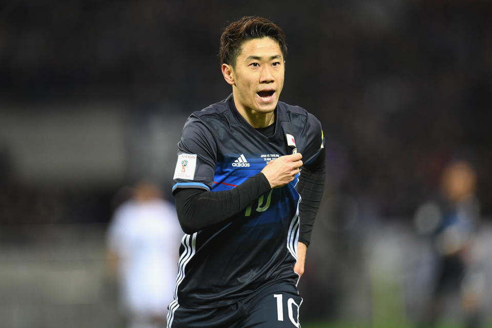 Shinji Kagawa will be Japan’s premier playmaker at the 2018 World Cup. (Getty)