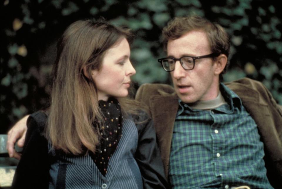 Matthew Perry had a tribute to the Woody Allen movie “Annie Hall” starring Diane Keaton (left) and Allen (right) in his will. Courtesy Everett Collection