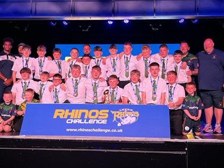 Warrington Guardian: The club&#39;s under-13s team had recent success at the Rhinos Challenge