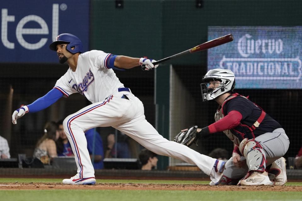 Despite a slow start to his first season in Texas, second baseman Marcus Semien hit 26 home runs, stole 25 bases and scored 101 runs for the Rangers in 2022.