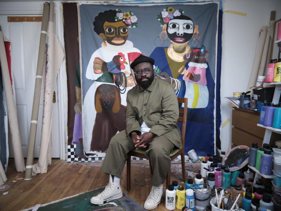 Marfo in his Streatham studio (Matt Writtle)