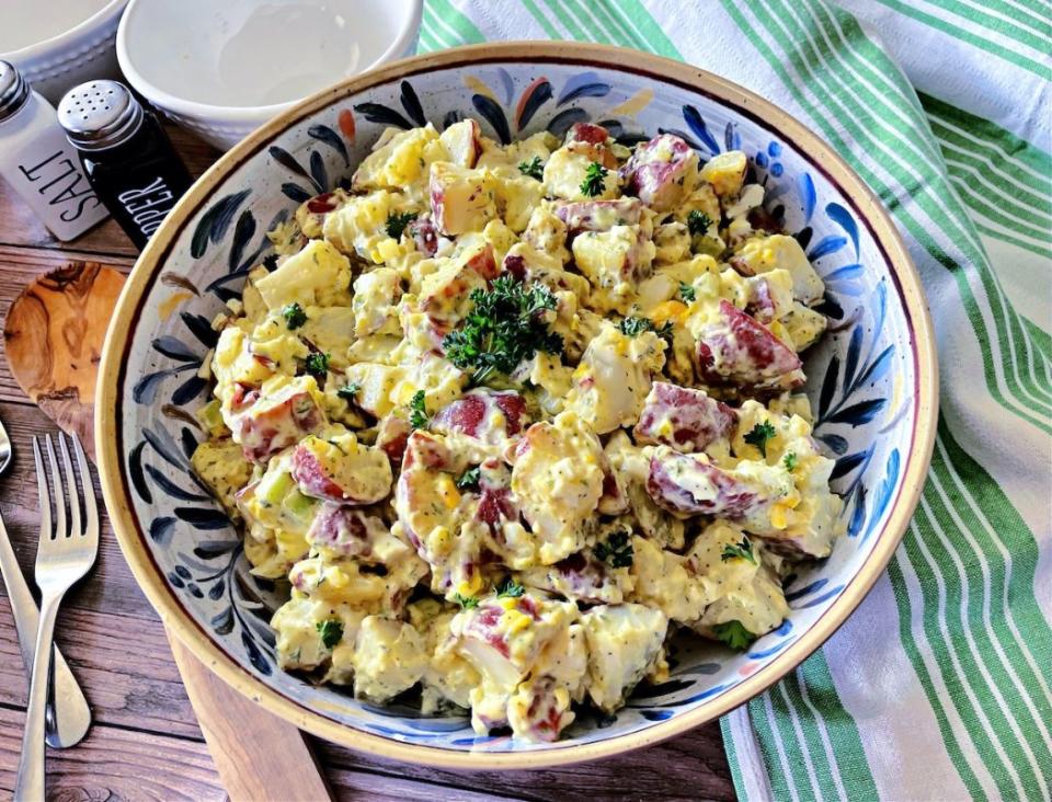 <p>Krista Marshall</p><p>Perfect for every summer cookout or backyard barbecue.</p><p><strong>Get the recipe: <a href="https://parade.com/1360702/kristamarshall/red-potato-salad/" rel="nofollow noopener" target="_blank" data-ylk="slk:Red Potato Salad;elm:context_link;itc:0;sec:content-canvas" class="link ">Red Potato Salad</a></strong></p><p><strong>Related: <a href="https://parade.com/846571/kristamarshall/summer-dinner-ideas/" rel="nofollow noopener" target="_blank" data-ylk="slk:100 Summer Dinner Ideas;elm:context_link;itc:0;sec:content-canvas" class="link ">100 Summer Dinner Ideas</a></strong></p>