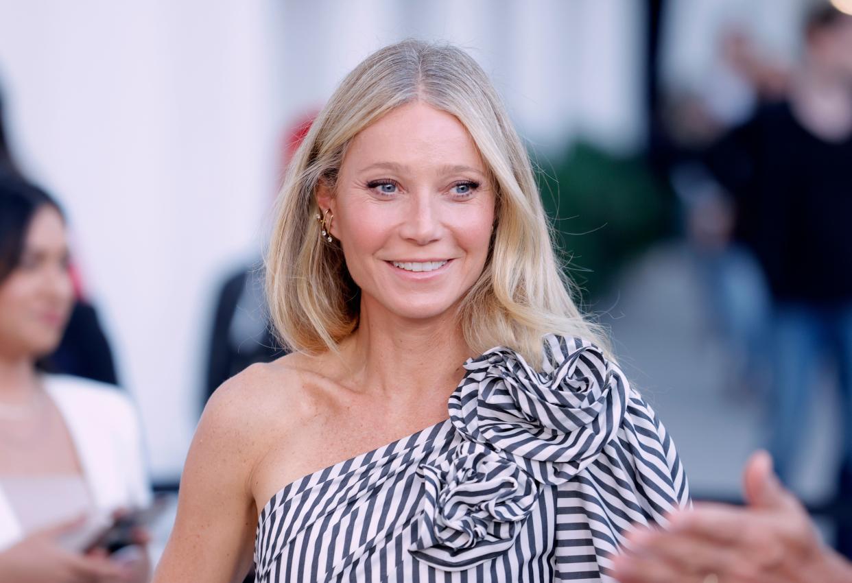 Gwyneth Paltrow says she's still friends with her exes. (Photo: Frazer Harrison/WireImage)